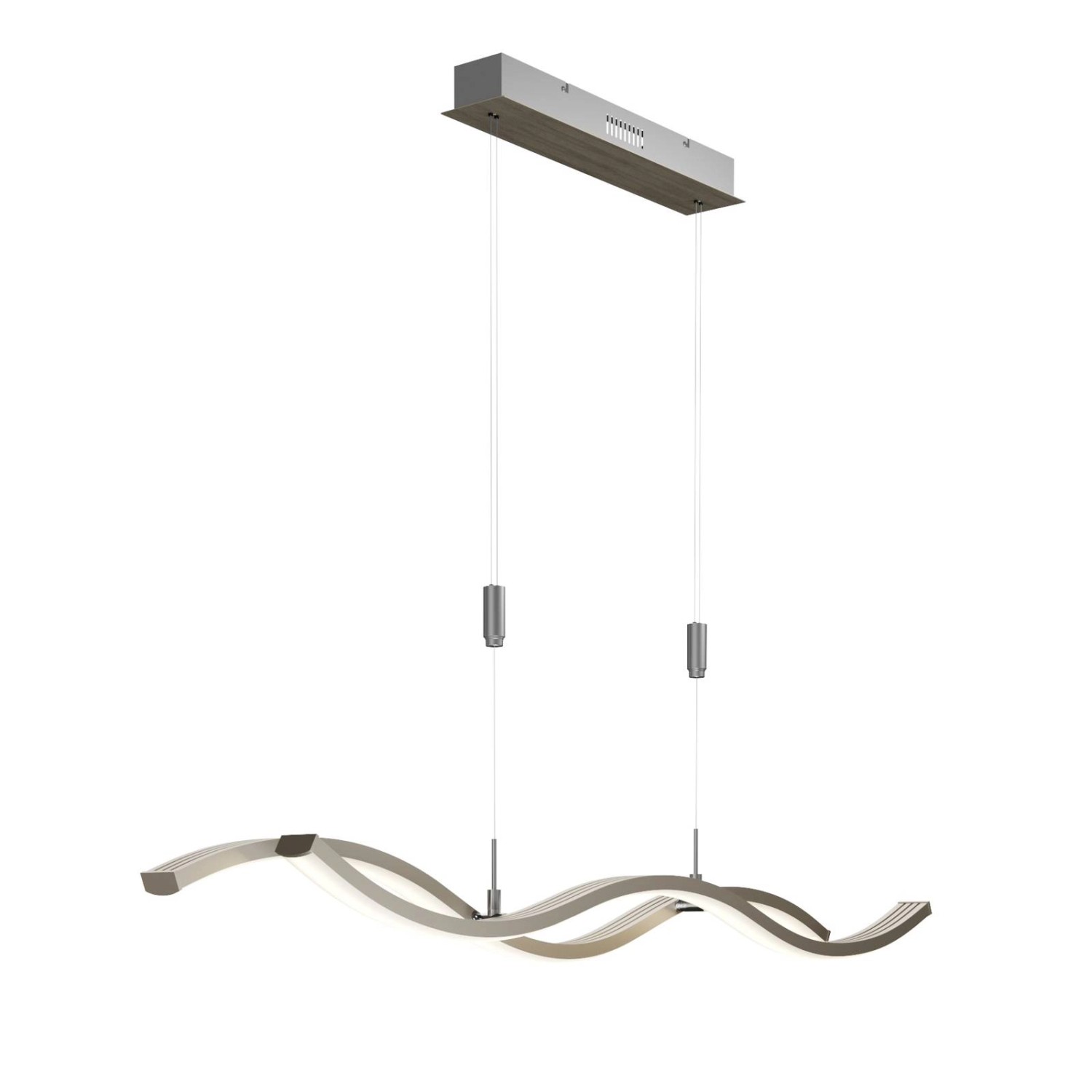 Lucande LED Mairia 9639180 Dimmbar Modern in Alu aus Aluminium 1-flammig Wo günstig online kaufen
