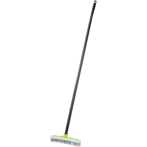 OBI Gummibesen mit Stiel, grün-weißer Kopf mit Gummilippen und schwarzem Stiel.