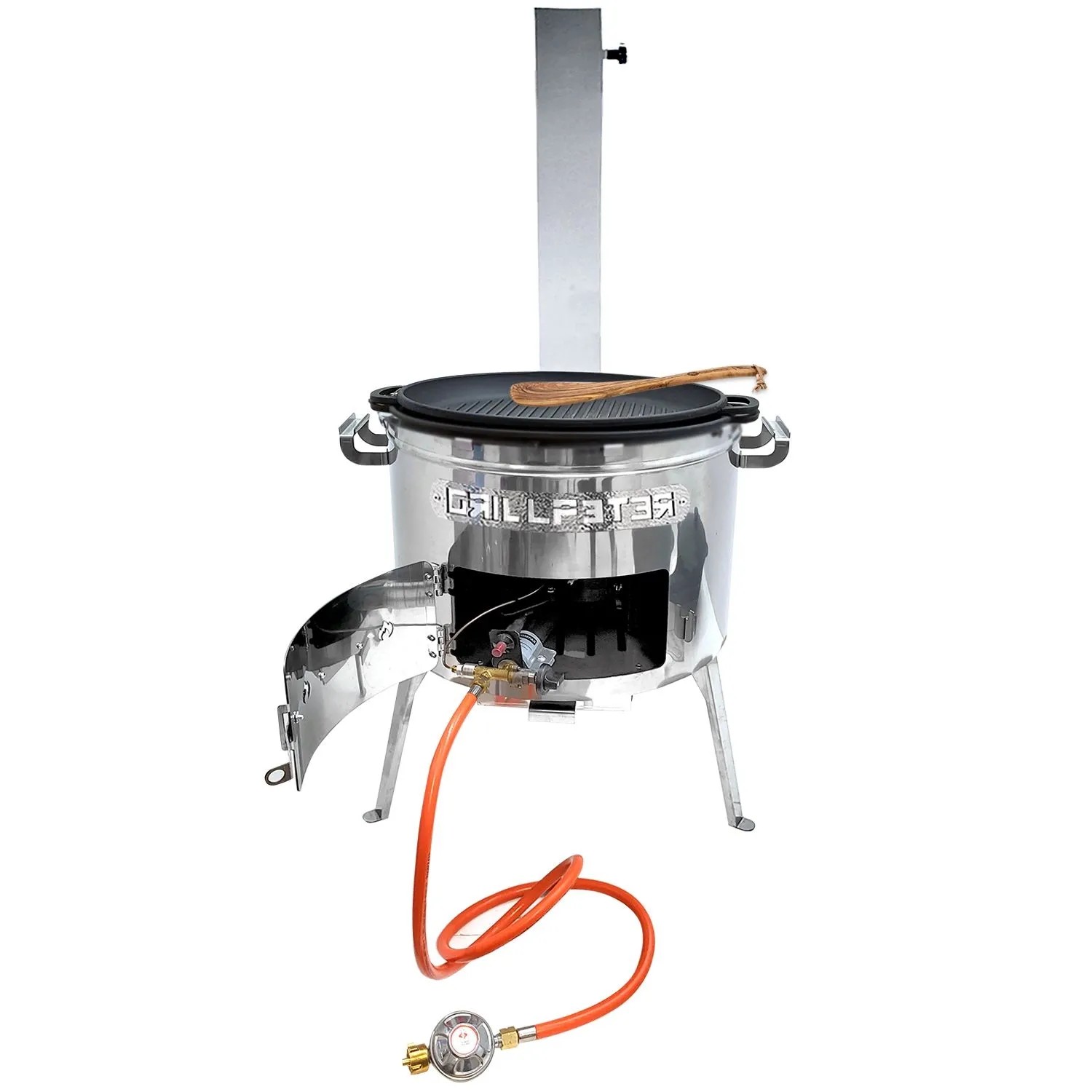 Grillpeter Utschak Set MultiFlame mit Kazan 12L und Grilldeckel aus Gusseis günstig online kaufen