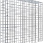 Gabiona Anbaukorb Typ 3, 90x100x20cm, Maschenweite 5x5cm, aus verzinktem Drahtgitter.