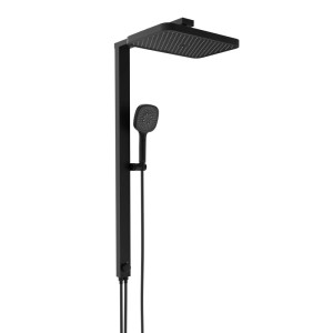 Schütte Überkopfbrause-Set La Palma Schwarz Matt