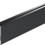 ZacAlu Aufsatzleiste, anthrazit, für Alupanel Zaun mit 2-4 mm Stärke, 190 mm lang.