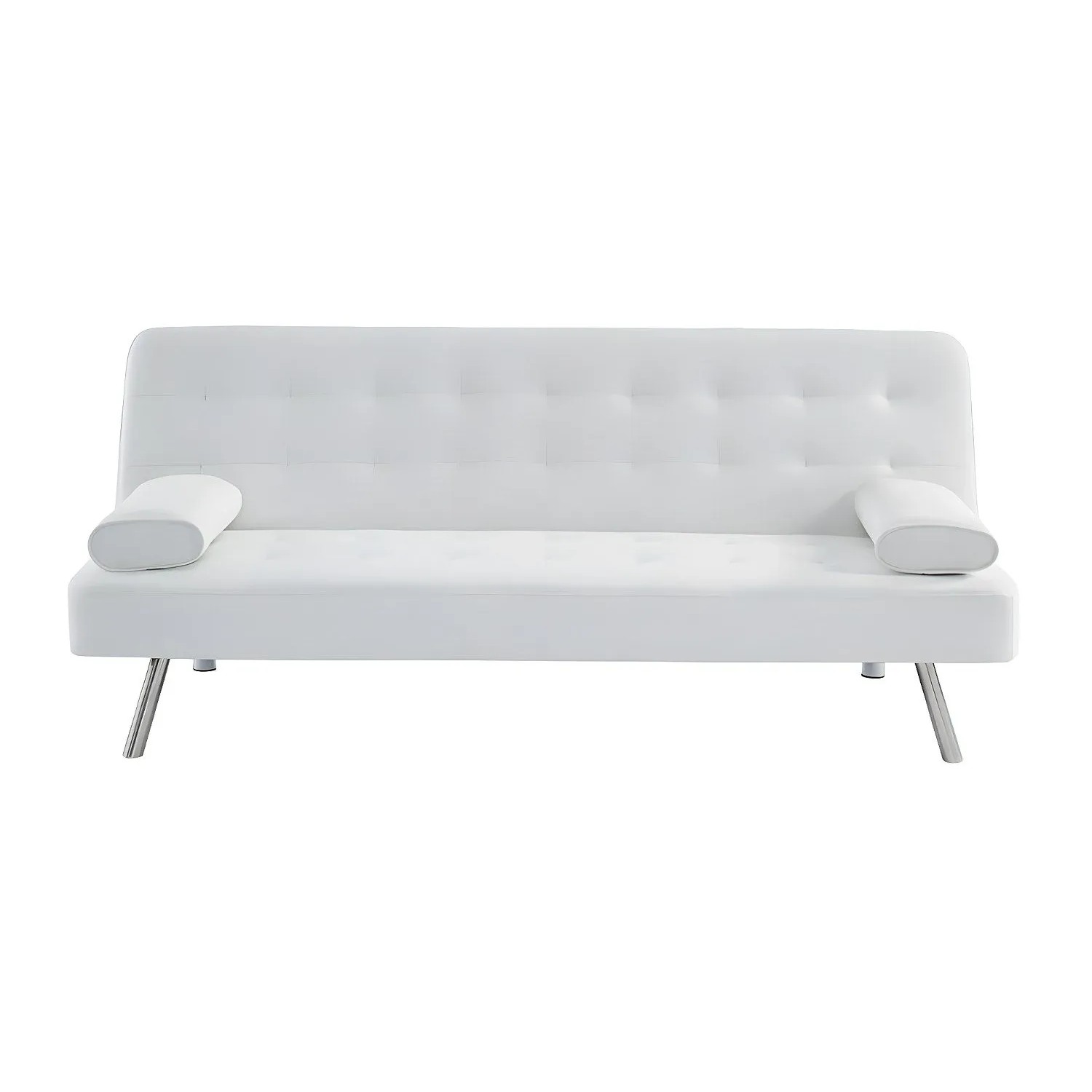 Vente-unique Schlafsofa Michelle Weiß 186 cm