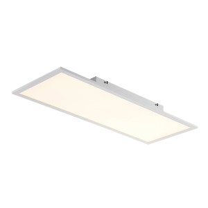 Lindby LED Deckenleuchte LED Panel Quais 9956063 Modern in Weiß aus Aluminium 1-flammig Küchenleuchte
