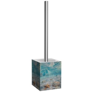 SANILO WC-Bürste Waterworld: WC-Garnitur mit maritimen Motiv für das Badezimmer.