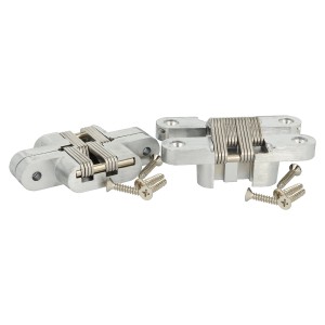 SOTECH 1 Paar Einfrässcharnier VICI 95 x 19 mm Öffnungswinkel 180 Grad für Möbeltüren Truhen Klapptische