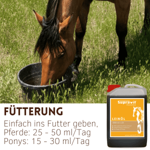 Supravit Leinöl Liquid für Pferde