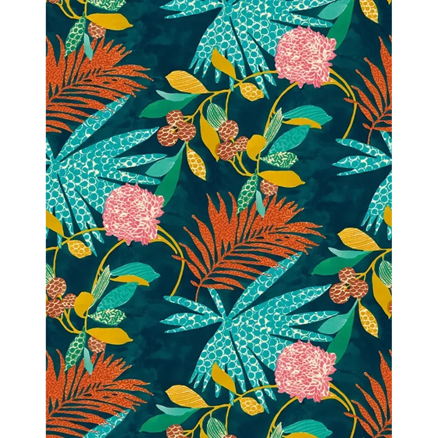 SCHÖNER WOHNEN-Kollektion Vliestapete Exotic, floral, 2,12 x 2,7 Meter