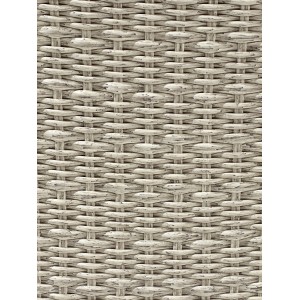 Detailansicht: Polyrattan-Geflecht der Kissenbox Vermont Cloud, Lounge-Gartenmöbel.