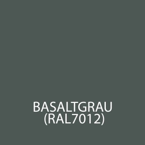 Farbfeld der Bondex Dauerschutz-Farbe in Basaltgrau (RAL 7012), seidenglänzend.
