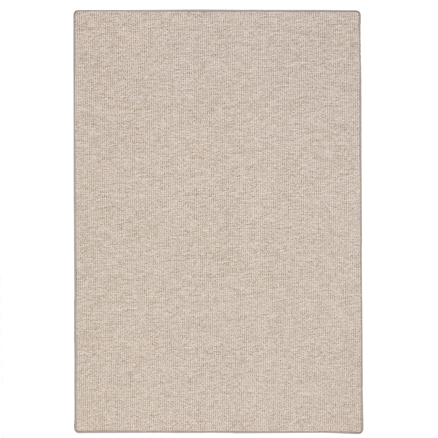 Schlingenteppich Primo Grau, 80x200 cm, Kurzflorteppich mit unempfindlicher Oberfläche.