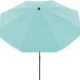 Derby Marktschirm COMO, Ø 165 cm, hellblau, mit Knickfunktion. Sonnenschirm für Garten und Balkon.
