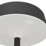 Detailaufnahme der EGLO SIMERI Solar Tischleuchte in Schwarz mit USB-C Anschluss.