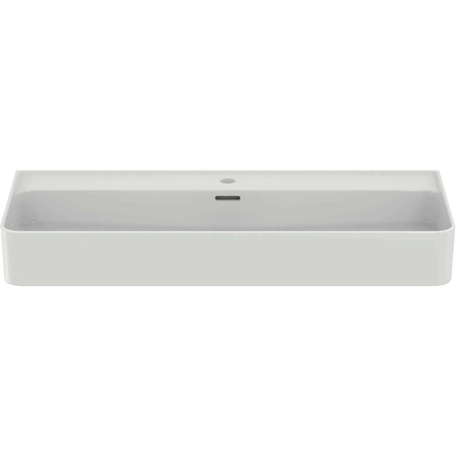 Ideal Standard Waschtisch Strada II 100 cm geschliffen 1 Hahnloch m.Überl. Weiß