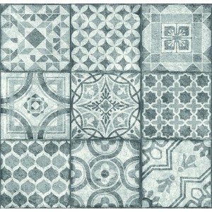 d-c-fix Tischbelag Manhattan Visby, abwischbare Meterware mit Fliesenmuster.