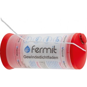 Fermit Gewindedichtfaden, 175 m, zur Abdichtung von Gewindeverbindungen.