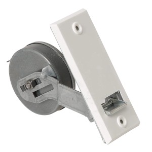 Rollwin Rolladen Gurtwickler Unterputz 105mm Lochabstand Weiß Ohne Gurt Für 23mm Rolladengurt Geeignet Rollo Wickler Mit Abdeckblende