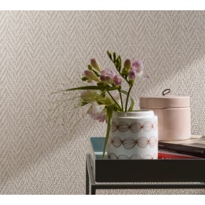 Marburg Vliestapete in Braun-Beige mit Textiloptik und feiner Struktur.