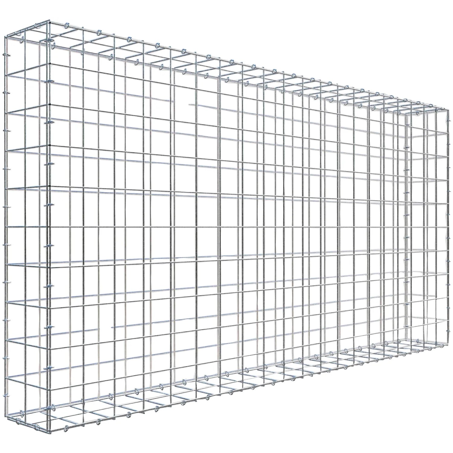 Gabiona C-Ring-Gabione 100 x 200 x 20 cm Maschenw 10 x 10 cm
