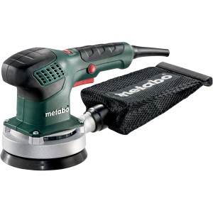 Metabo Exzenterschleifer SXE 3125 mit Staubbeutel im Koffer.