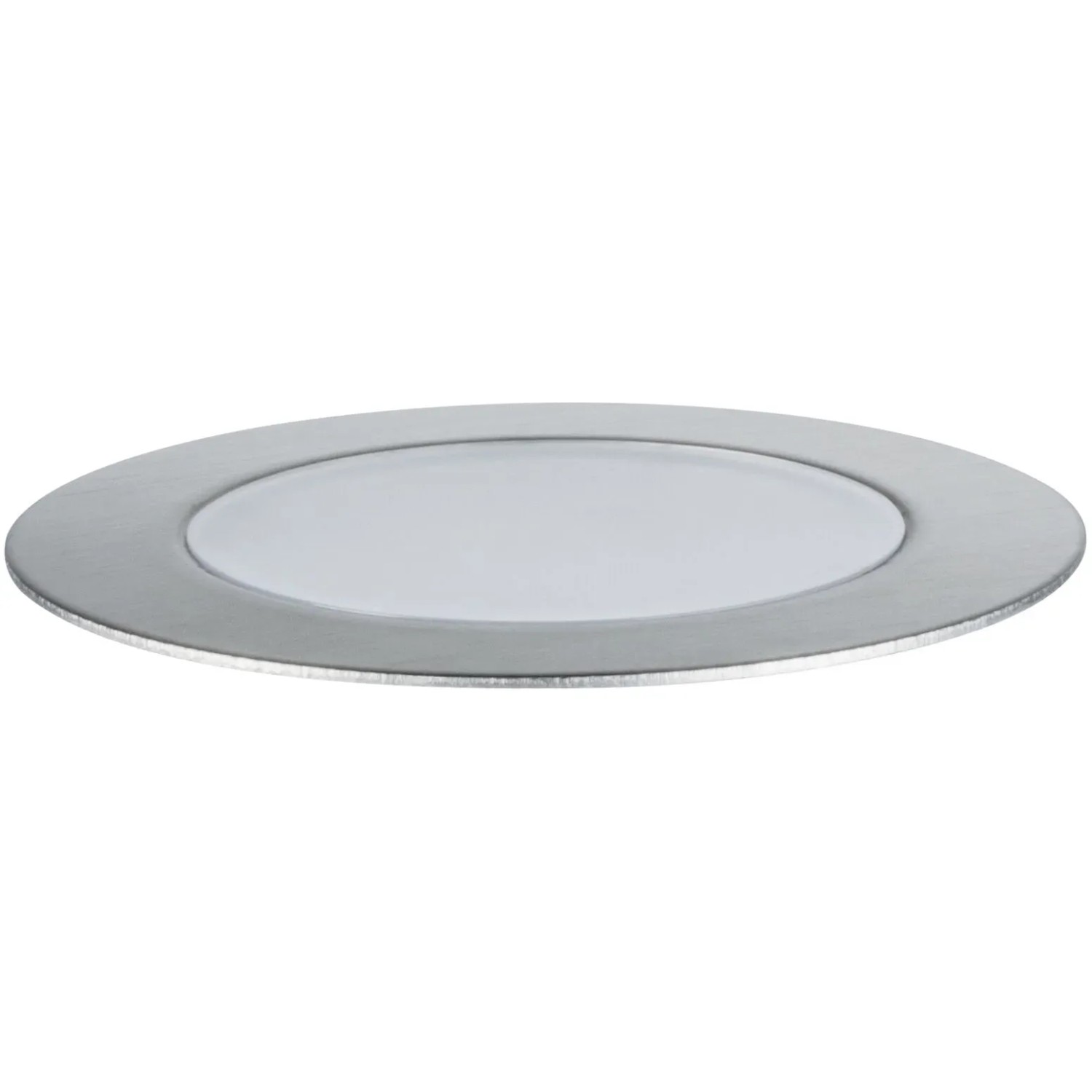 Paulmann LED Bodeneinbaustrahler Floor Plug & Shine, Ø 7cm, silberfarben.