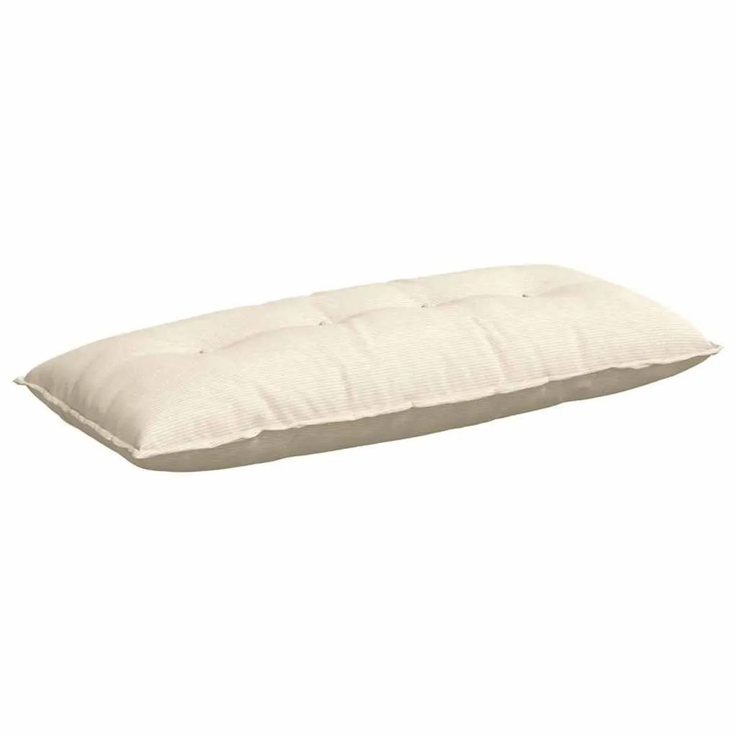 vidaXL Rückenkissen Creme 120 x 50 cm Cordstoff 42014824