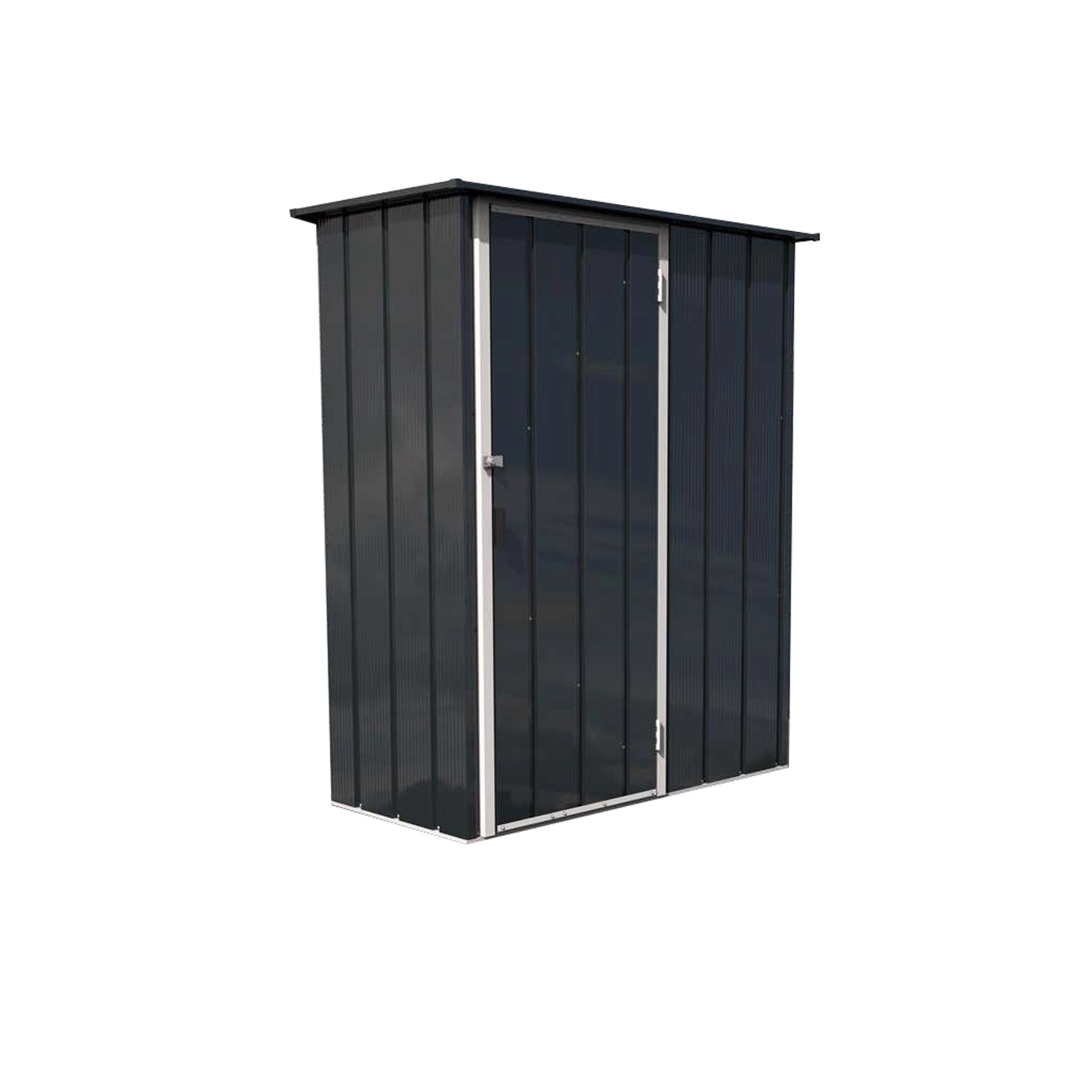 DURAMAX Metall-Gerätehaus Easy 1,5x0,6m in Anthrazit günstig online kaufen