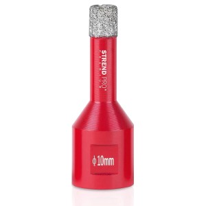 PROREGAL Diamant-Bohrkronenaufsatz Premium Crystal 10 mm für Fliesen, Glas, Feinsteinzeug.