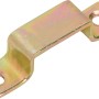 Gelb verzinkte Riegelschlaufe, 30x14 mm, für Scharniere und Beschläge.