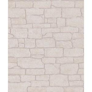 Erismann Vliestapete Imitations 2 Stein Beige, detailreiche Steinoptik für Innenräume.