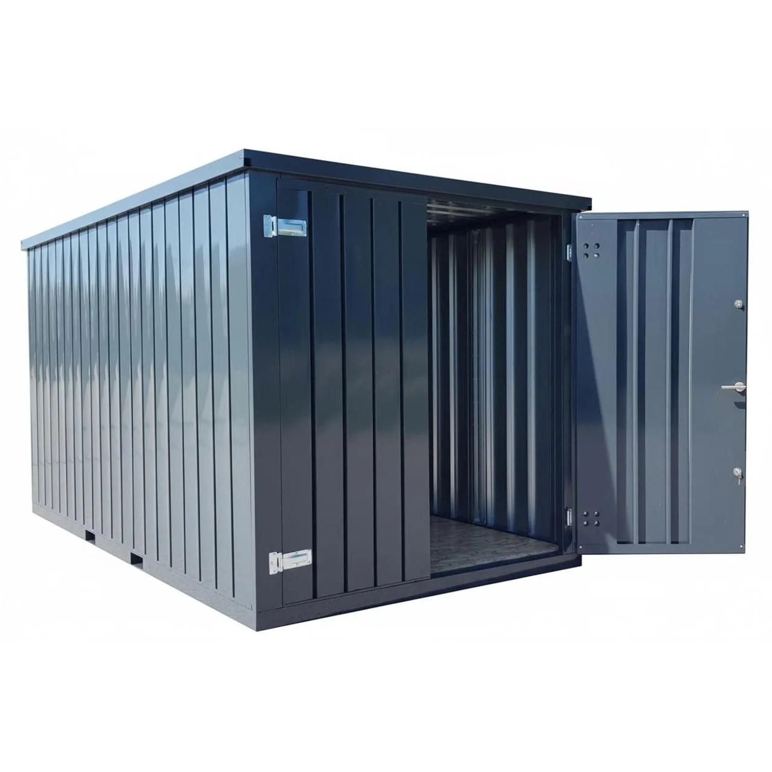 LagercontainerXXL 6m Lagercontainer mit Doppeltür & Doppelverriegelung RAL7 günstig online kaufen
