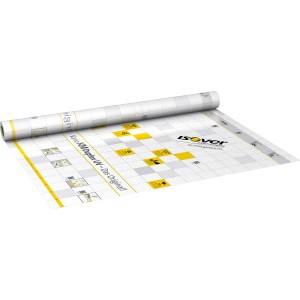Isover Klimamembran Vario KM Duplex UV, 60 m² Rolle für Dachsanierung.