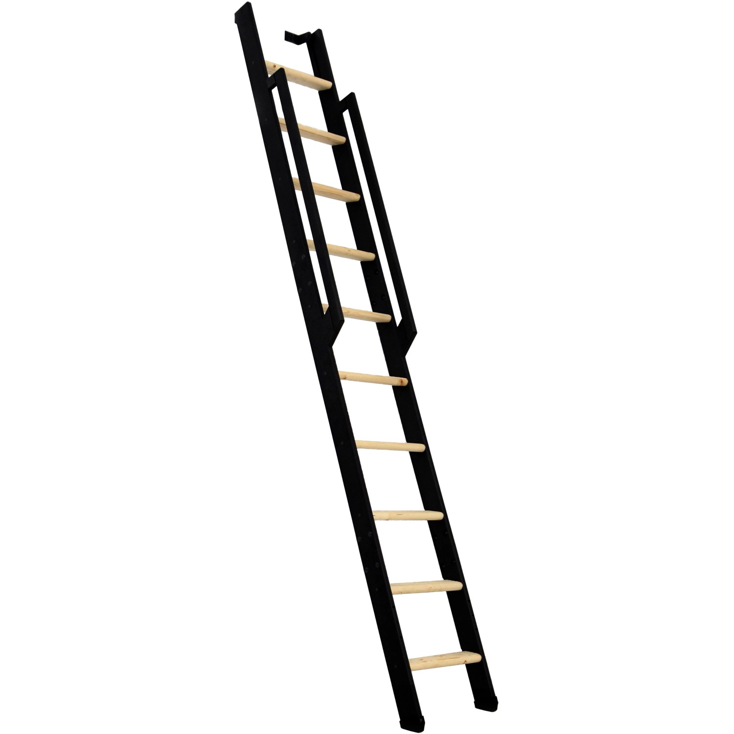 Minka Raumspartreppe Strong Fichte Schwarz mit 10 Stufen Geschoßhöhe 243 cm