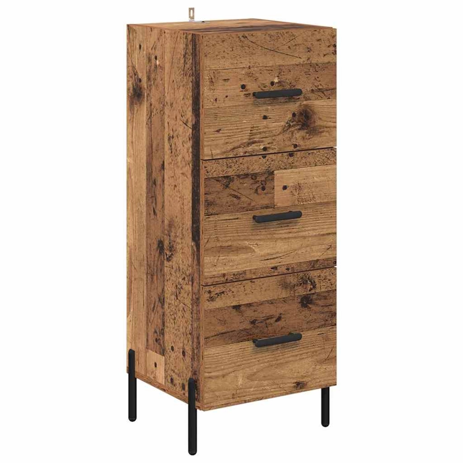 vidaXL Sideboard Altholz 34 x 34,5 x 90 cm Holzwerkstoff 881567