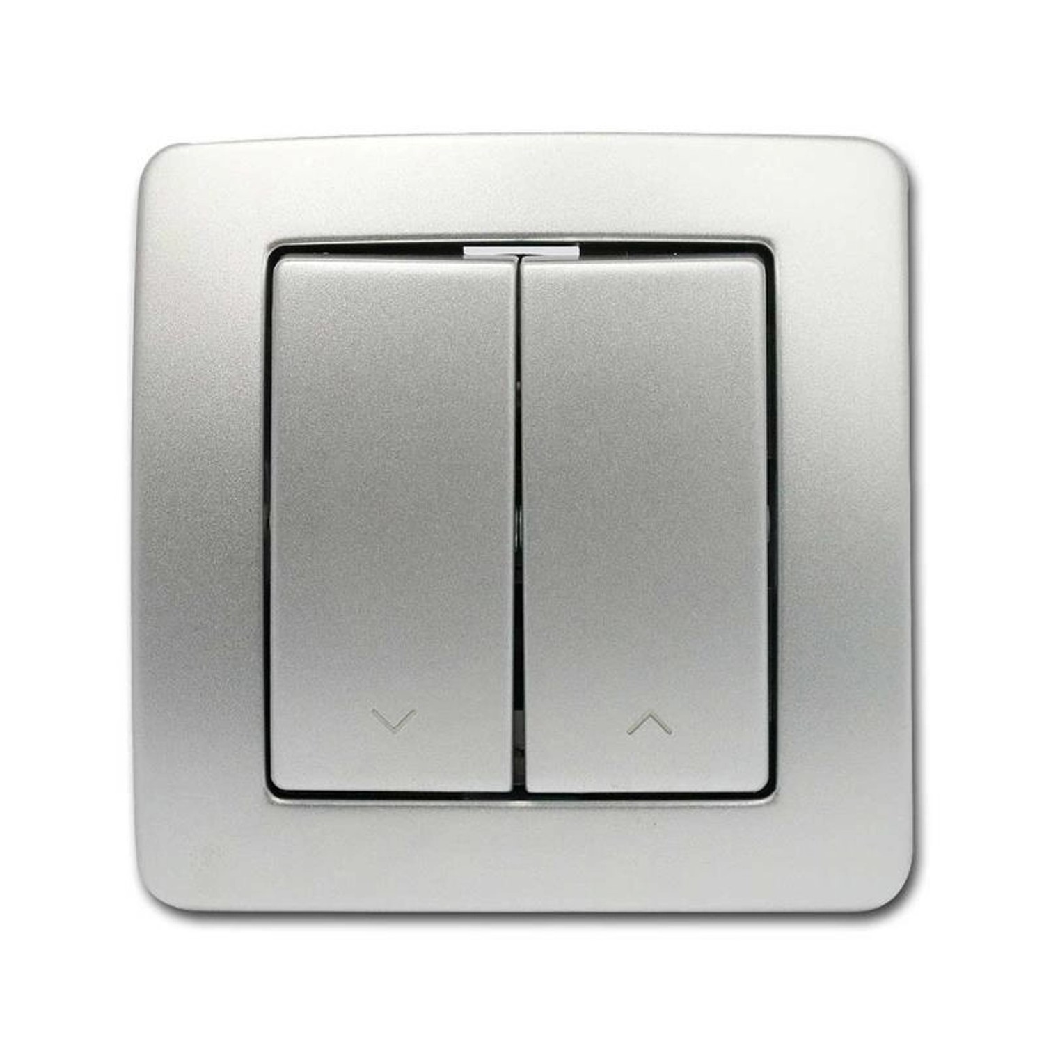 TEM EKONOMIK Jalousien Taster Silber 250V10A UP