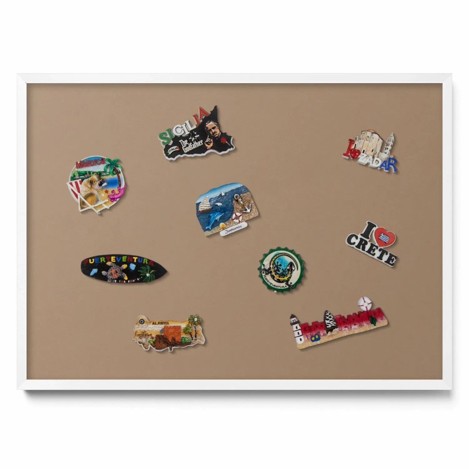 Tulup Magnettafel Magnettafel aus Metall für Souvenirs Farbe Hellbraun 70x5 günstig online kaufen