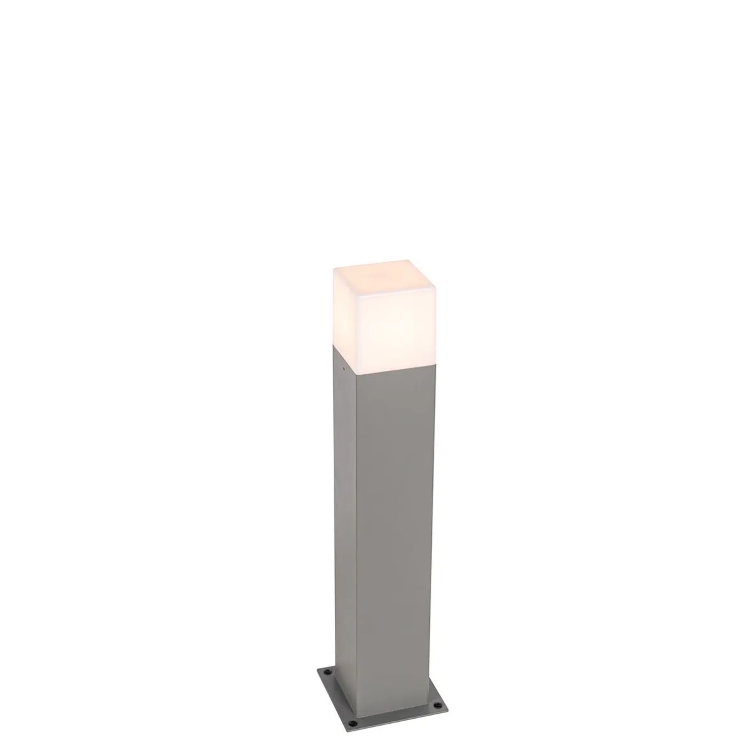 QAZQA Moderne Stehende Außenleuchte Grau 50 cm IP44 Dänemark