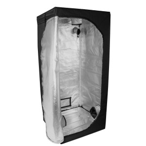 Romberg Growzelt Tent Grow, 80x80x180cm, mit reflektierender Mylar-Beschichtung für Indoor-Gartenbau.