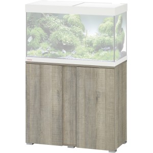 Eheim Aquarium-Unterschrank VivalineLED 126, Eiche Grau, mit Aquarium