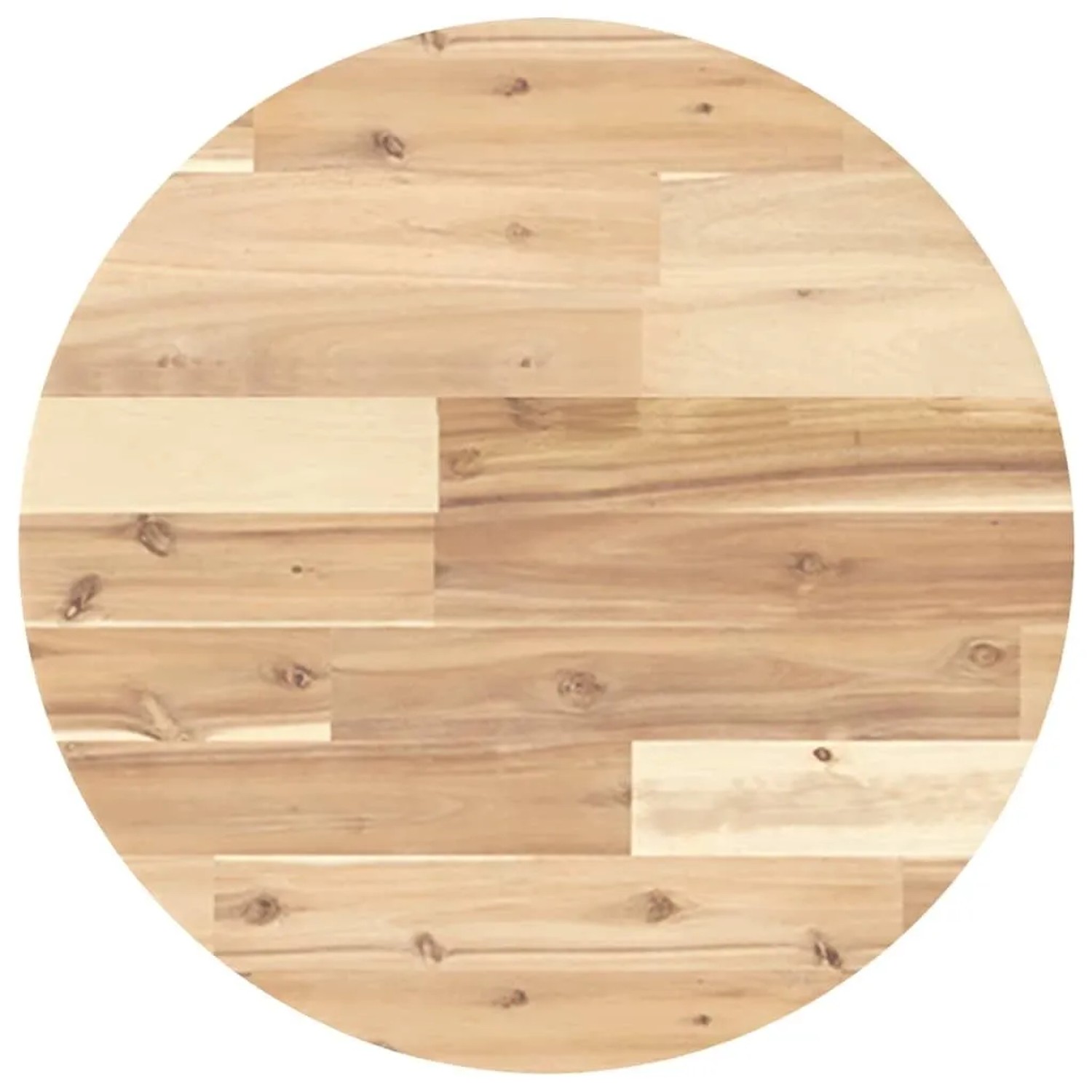 vidaXL Tischplatte Rund Ø50x2 cm Massivholz Akazie 4008683