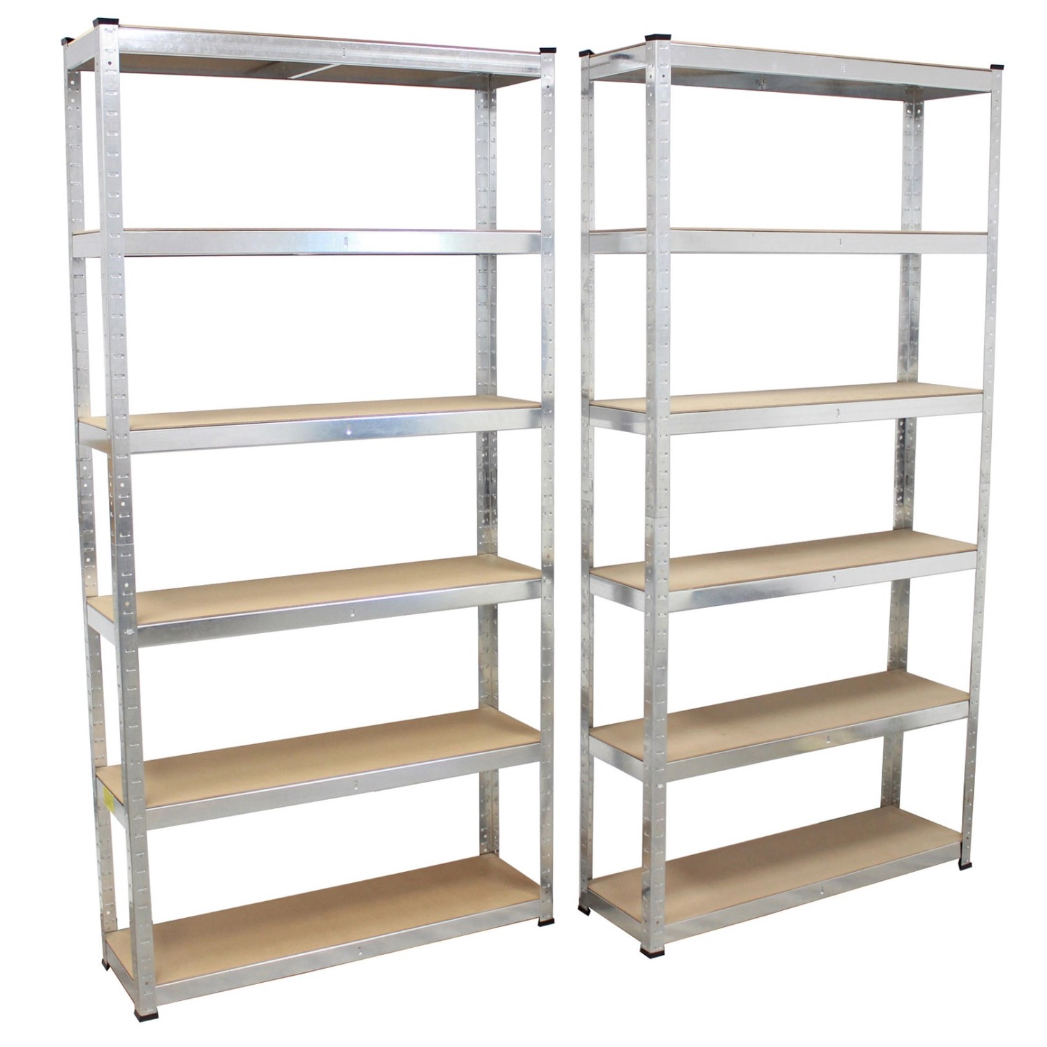 TRUTZHOLM 2x Schwerlastregal 200x100x30cm Traglast 900kg mit Regalverbinder günstig online kaufen