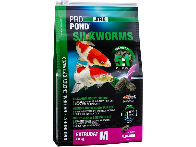 JBL TeichFischfutter Koi ProPond Silkworms M 1 kg kaufen bei OBI