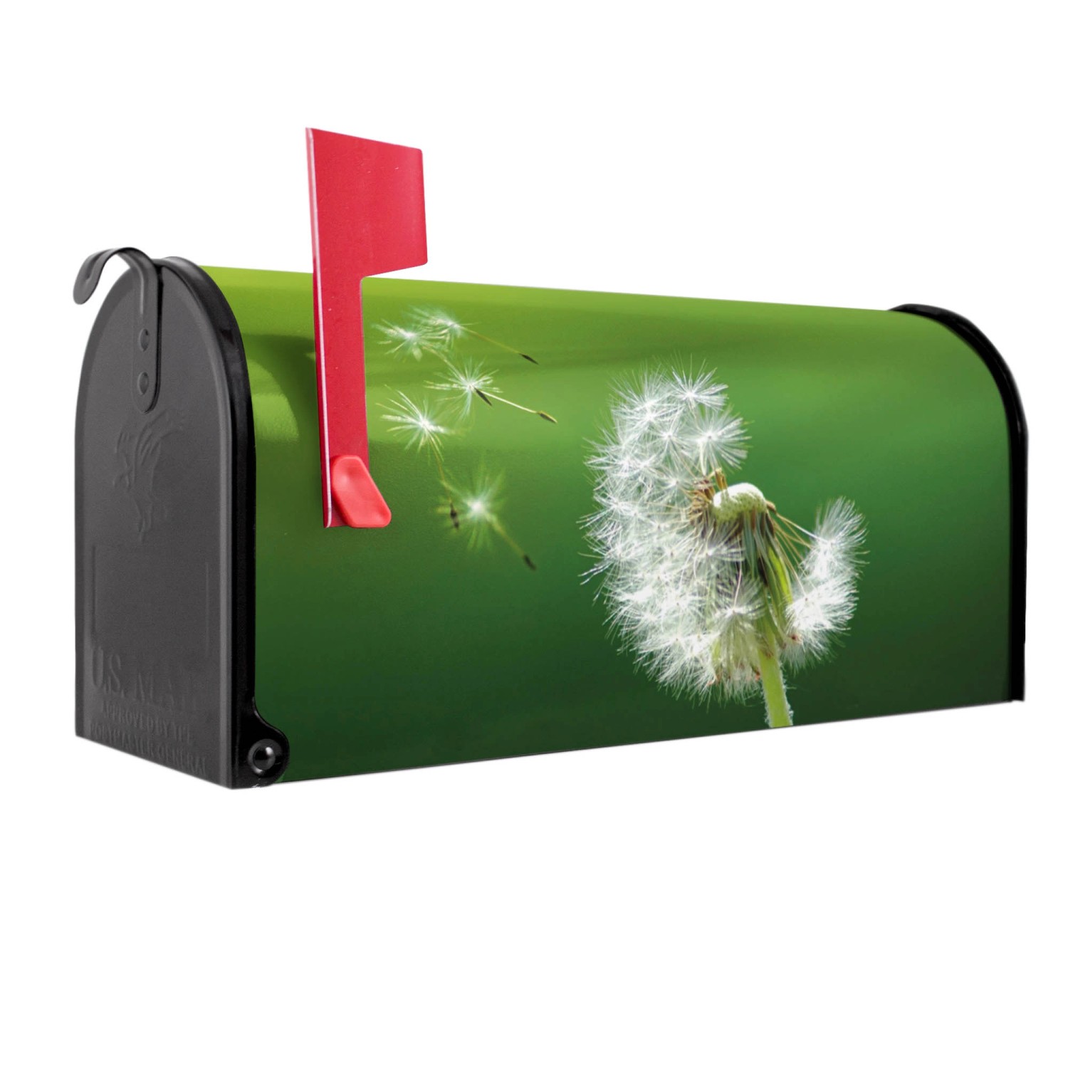 Banjado Amerikanischer Briefkasten Schwarz 48x22x16cm US Mailbox Letterbox günstig online kaufen