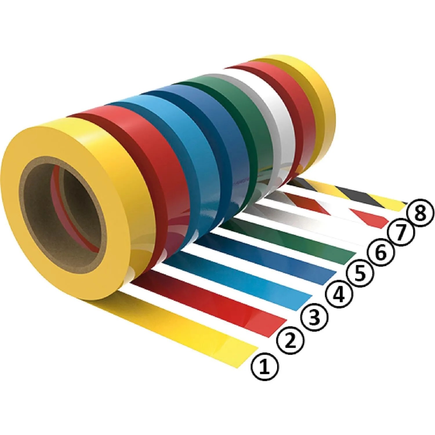 Fath Bodenmarkierungsband 50 mm x 50 m Weiß