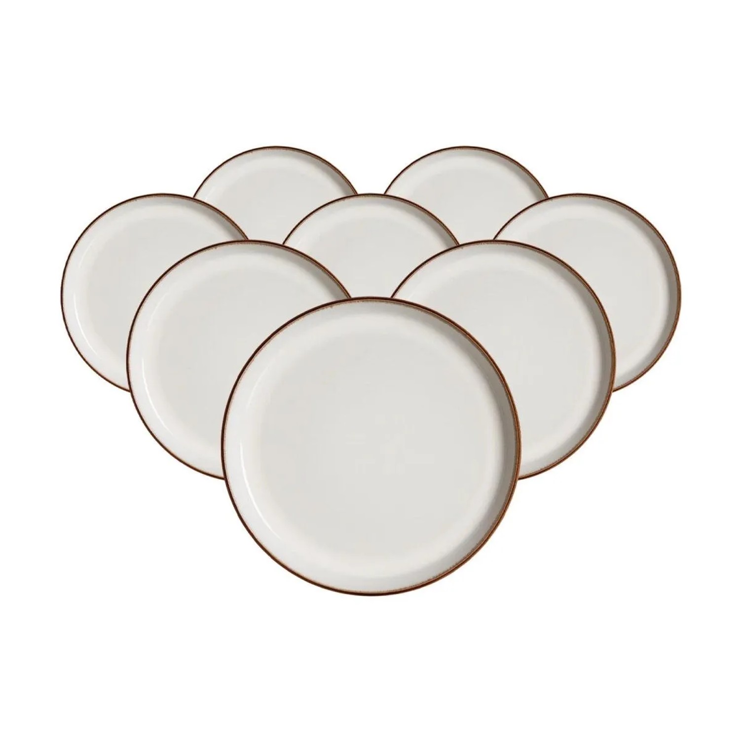 Ritzenhoff & Breker Visby Dessert-Teller 20,5 cm 8er Set Weiß