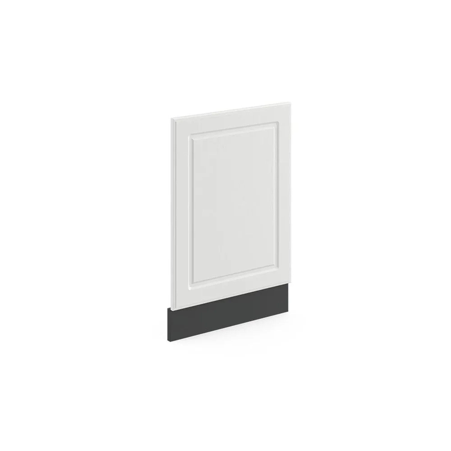 Vicco Frontblende R-Line Weiß Landhaus Anthrazit 45 cm ohne Arbeitsplatte