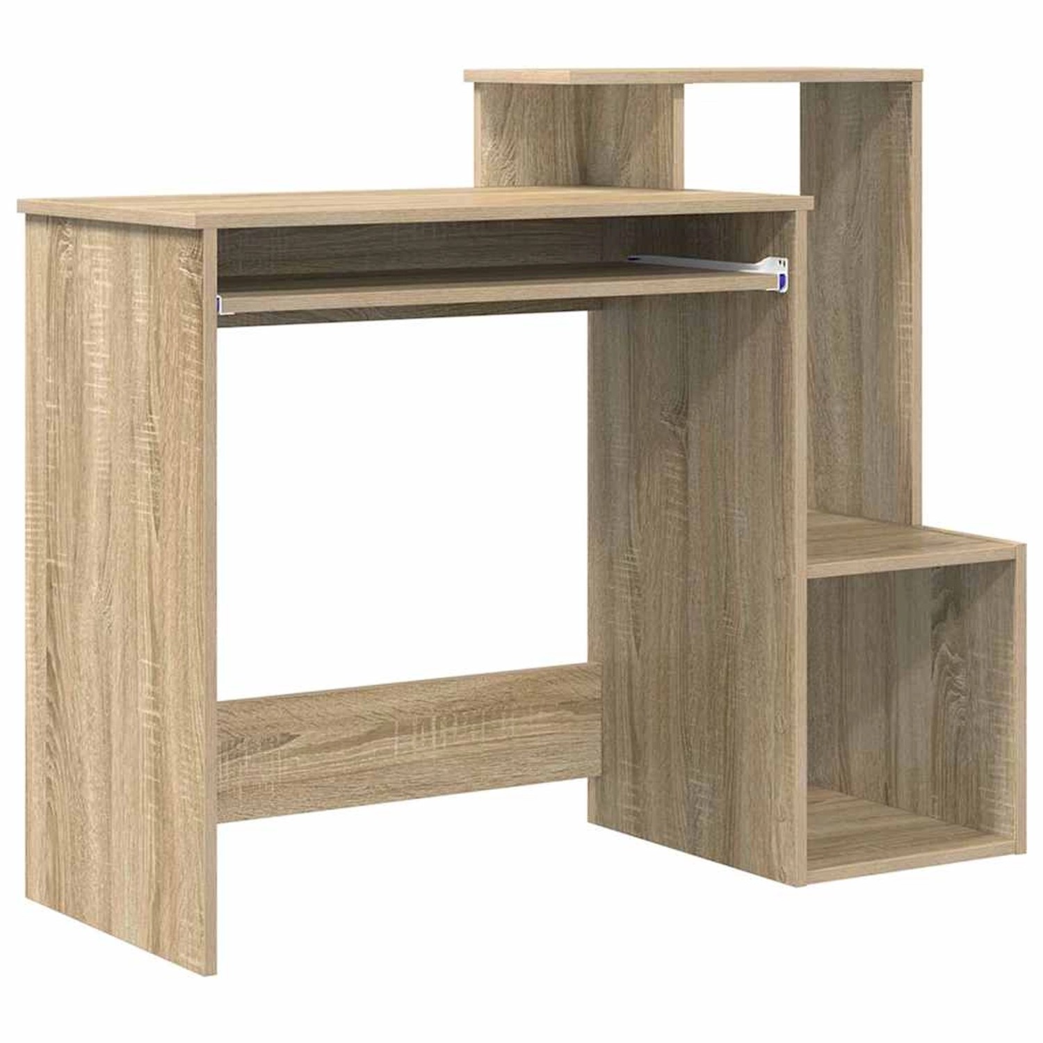 vidaXL Tisch mit Regal Sonoma-Eiche 106 x 40 x 88,5 cm Holzwerkstoff 869468 günstig online kaufen