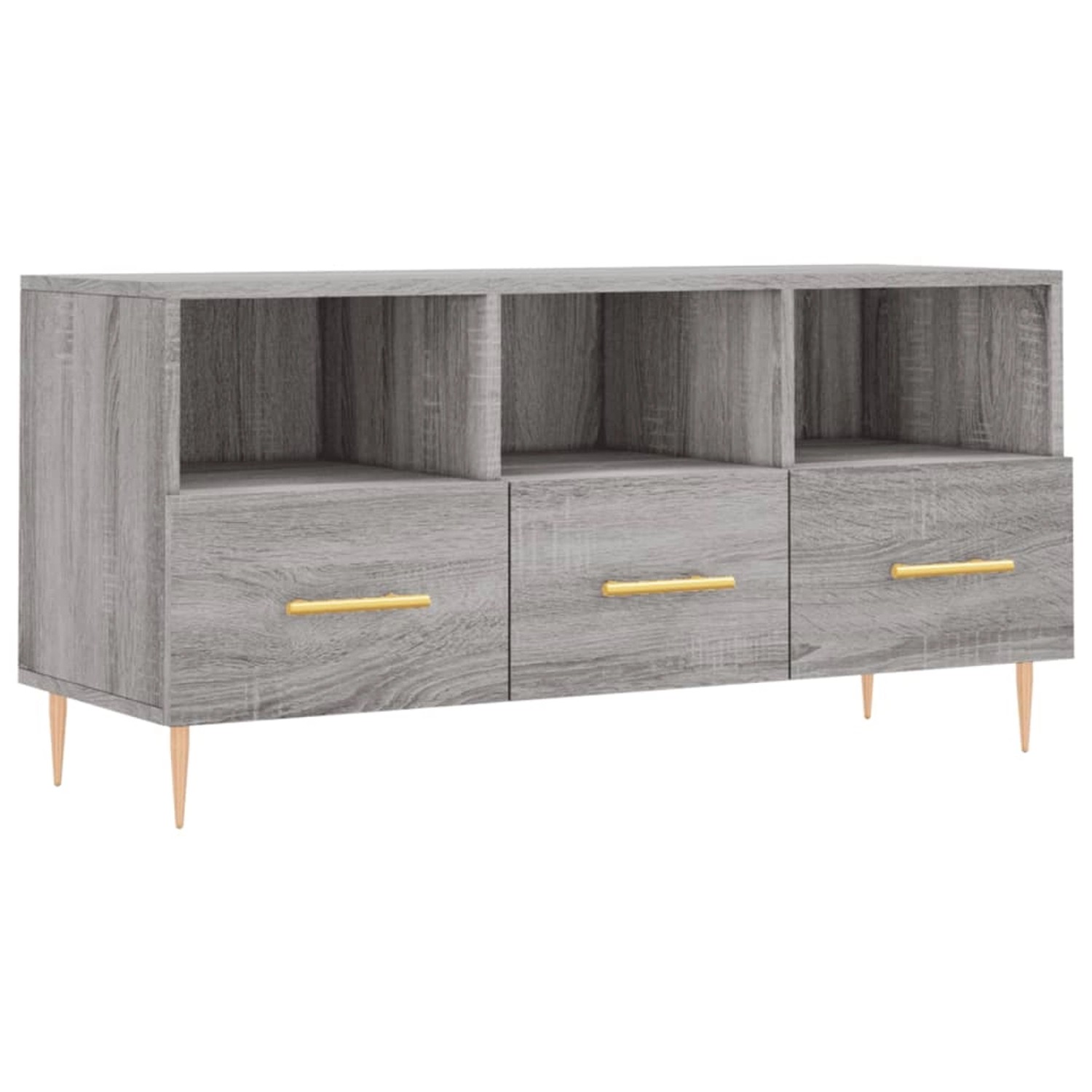 VidaXL TV-Schrank Grau Sonoma 102x36x50 cm Holzwerkstoff  Modell 9 günstig online kaufen