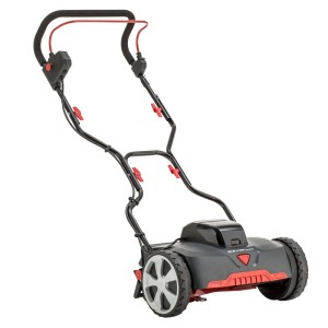 Al-Ko Akku-Spindelmäher RazorCut 38.6Li HM Comfort, grau/rot. Akku-Rasenmäher für präzisen Rasenschnitt.