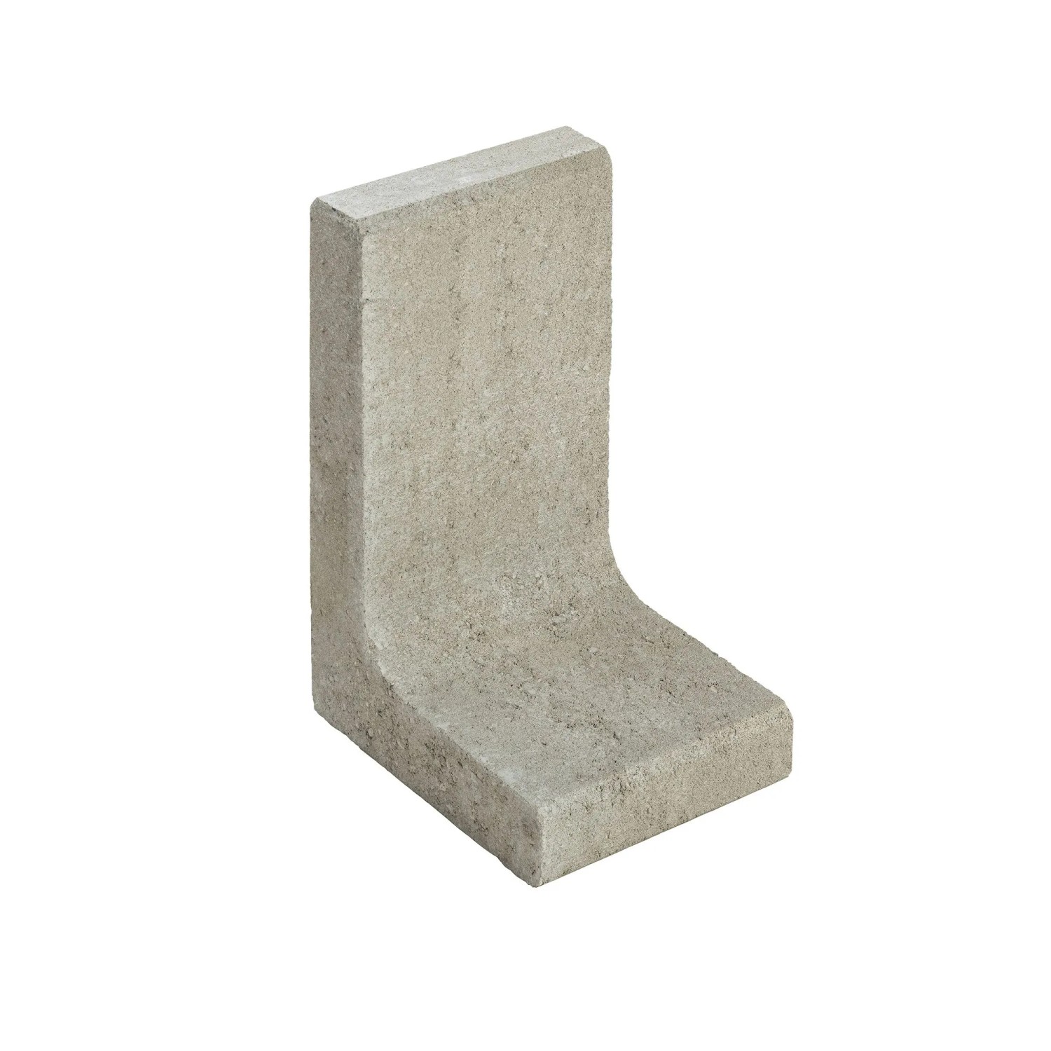 Diephaus L-Stein 30 x 25 x 50 cm Grau Beton